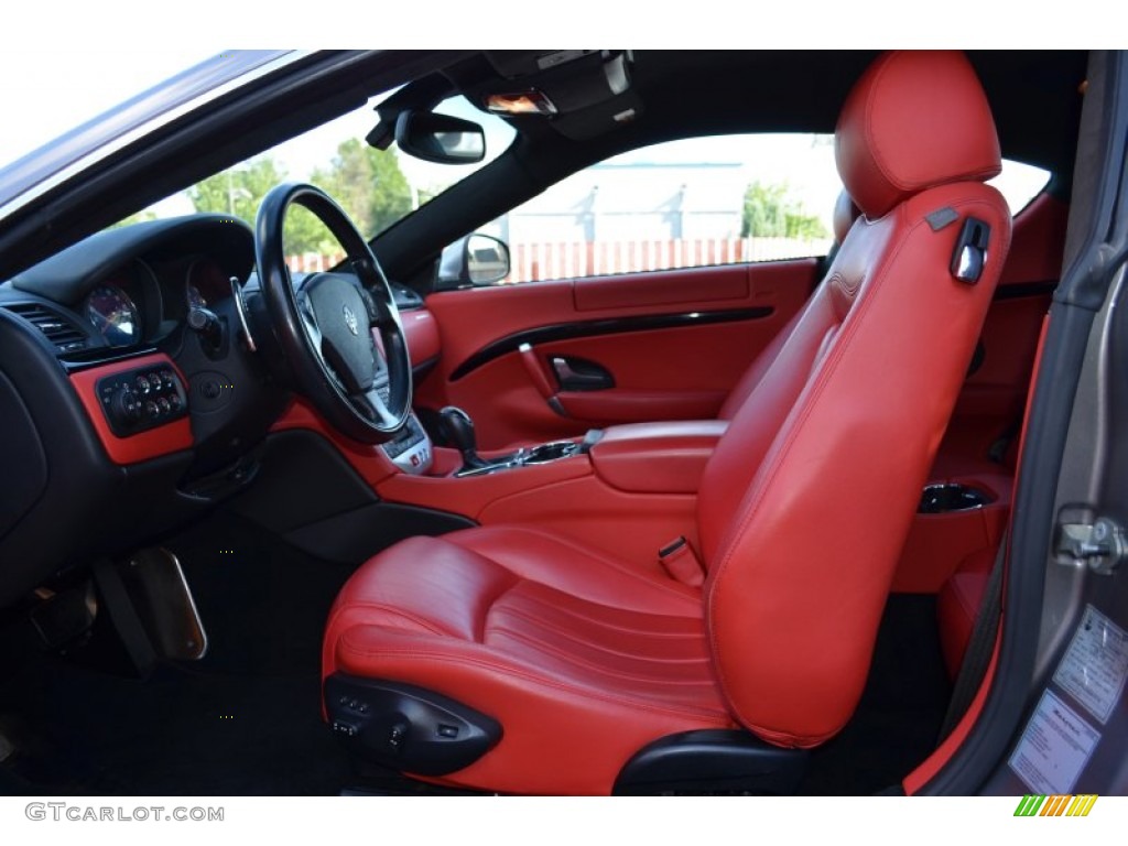 2009 GranTurismo  - Grigio Alfieri (Grey) / Rosso Corallo photo #14