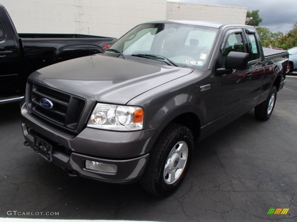 2004 F150 XLT SuperCab 4x4 - Dark Shadow Grey Metallic / Dark Flint photo #3