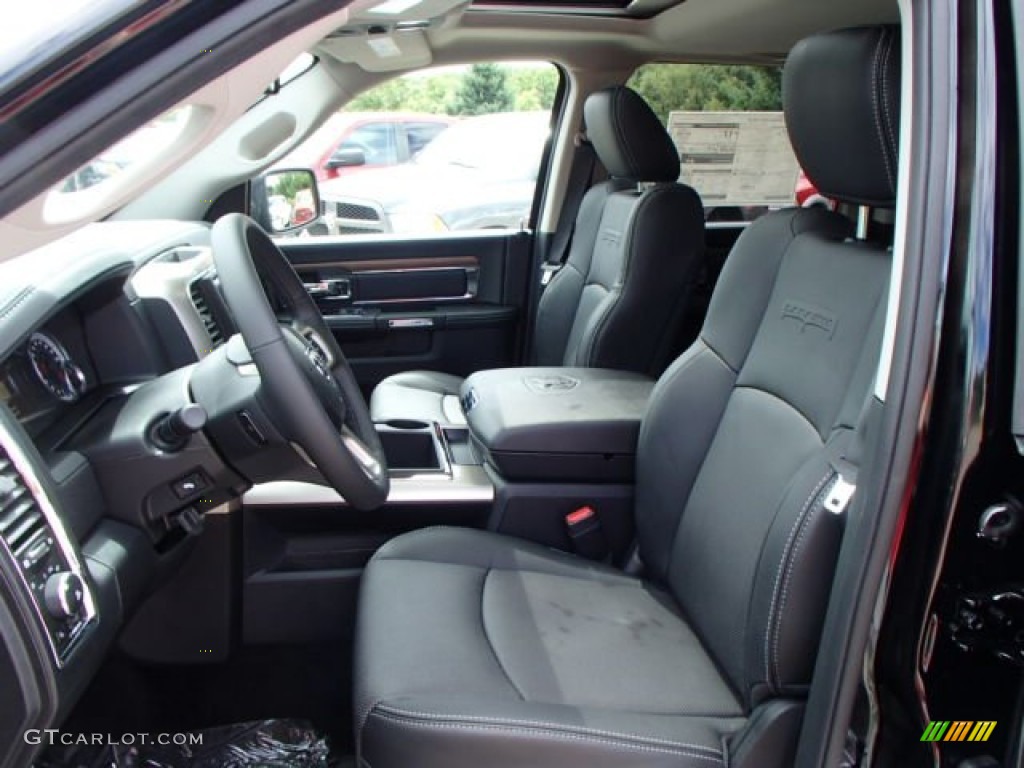 2014 Ram 1500 Laramie Crew Cab 4x4 Front Seat Photo #84588247
