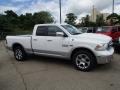 2014 Bright White Ram 1500 Laramie Quad Cab 4x4  photo #5