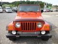 2005 Impact Orange Jeep Wrangler Rubicon 4x4  photo #2