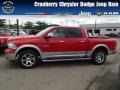 2014 Flame Red Ram 1500 Laramie Crew Cab 4x4  photo #1