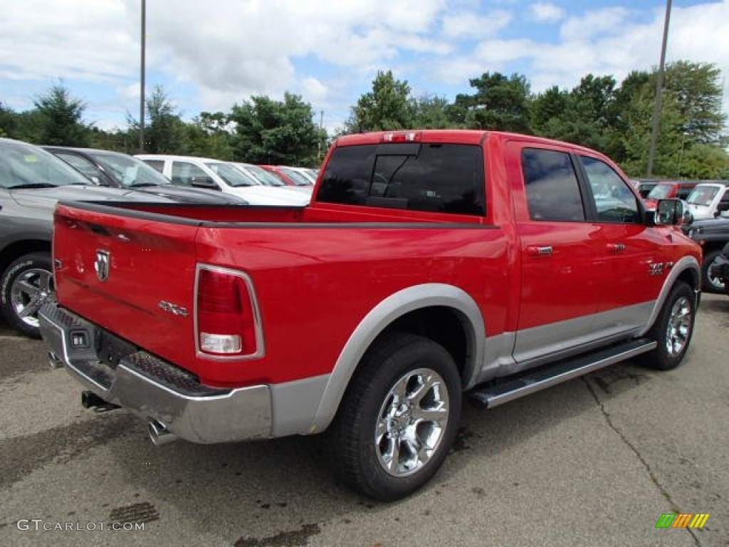 Flame Red 2014 Ram 1500 Laramie Crew Cab 4x4 Exterior Photo #84589102