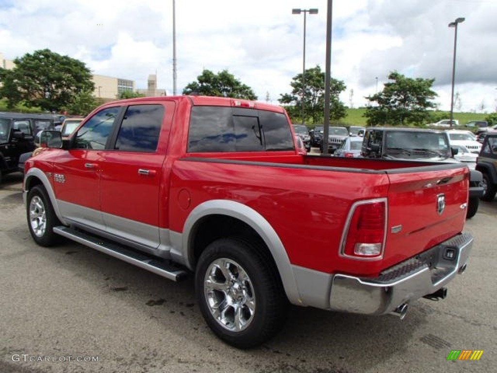 Flame Red 2014 Ram 1500 Laramie Crew Cab 4x4 Exterior Photo #84589147