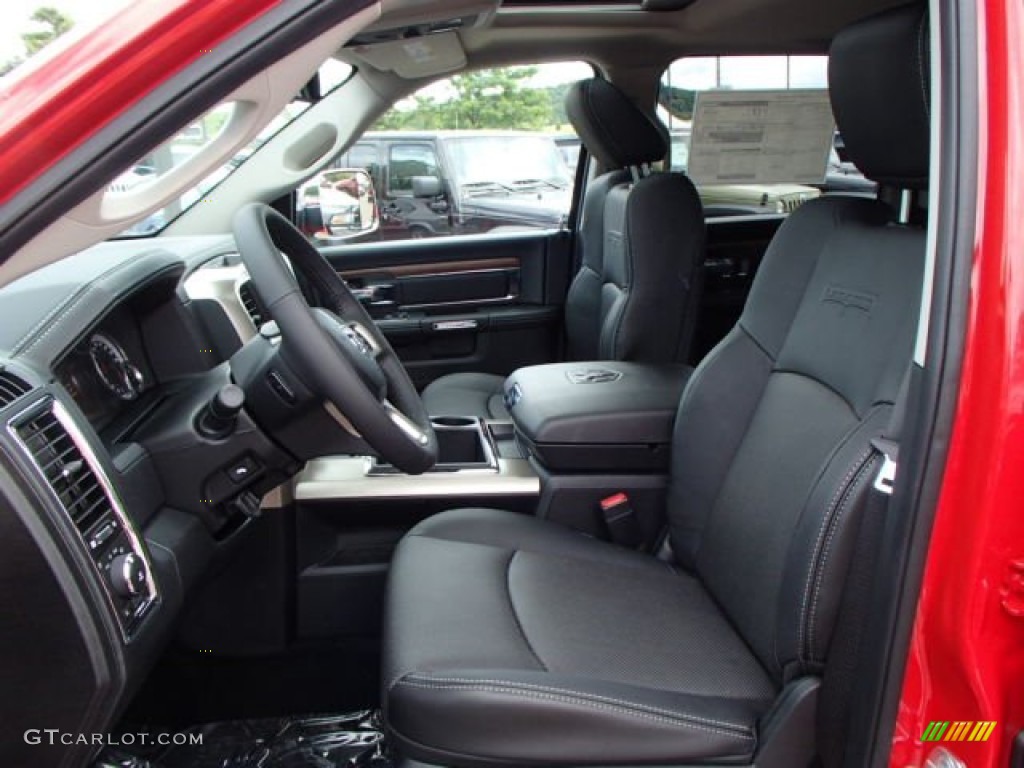 2014 Ram 1500 Laramie Crew Cab 4x4 Front Seat Photo #84589195