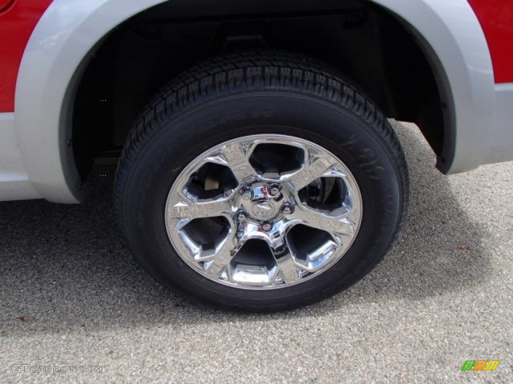 2014 1500 Laramie Quad Cab 4x4 - Flame Red / Black photo #9