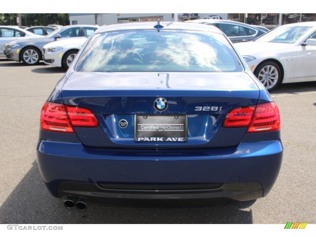 2011 3 Series 328i xDrive Coupe - Le Mans Blue Metallic / Black photo #6