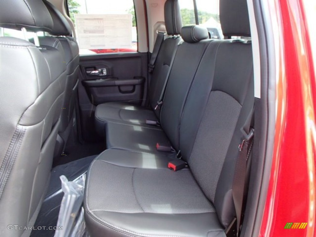 Black Interior 2014 Ram 1500 Laramie Quad Cab 4x4 Photo