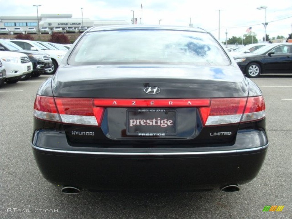 2006 Azera Limited - Ebony Black / Black photo #5