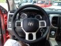 Black 2014 Ram 1500 Laramie Quad Cab 4x4 Steering Wheel
