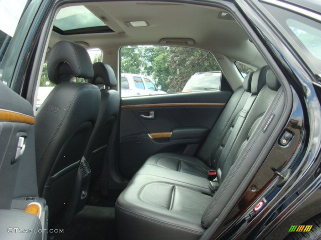 2006 Azera Limited - Ebony Black / Black photo #13