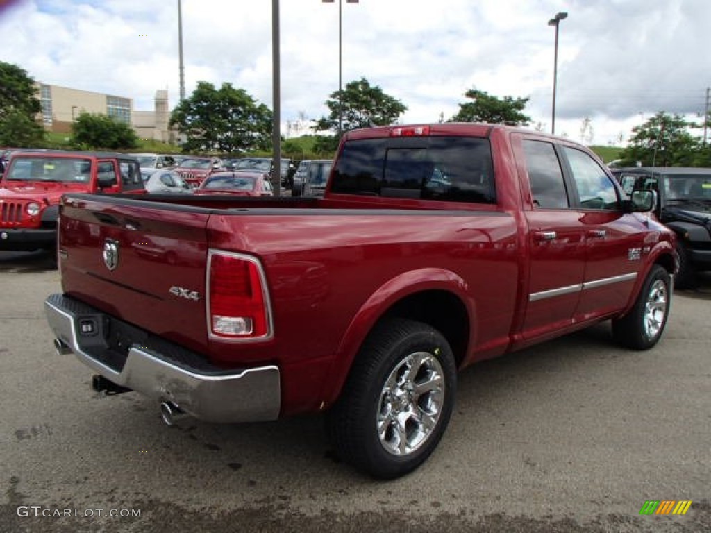 Deep Cherry Red Crystal Pearl 2014 Ram 1500 Laramie Quad Cab 4x4 Exterior Photo #84590041
