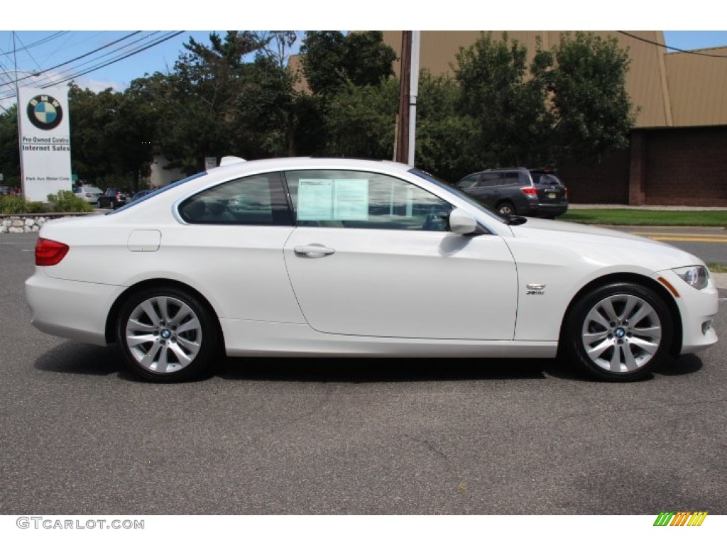 2011 3 Series 328i xDrive Coupe - Alpine White / Cream Beige photo #4
