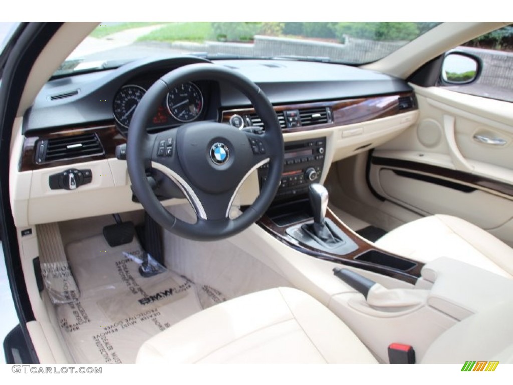 2011 3 Series 328i xDrive Coupe - Alpine White / Cream Beige photo #10