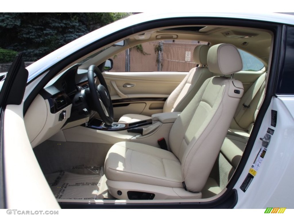 2011 3 Series 328i xDrive Coupe - Alpine White / Cream Beige photo #11