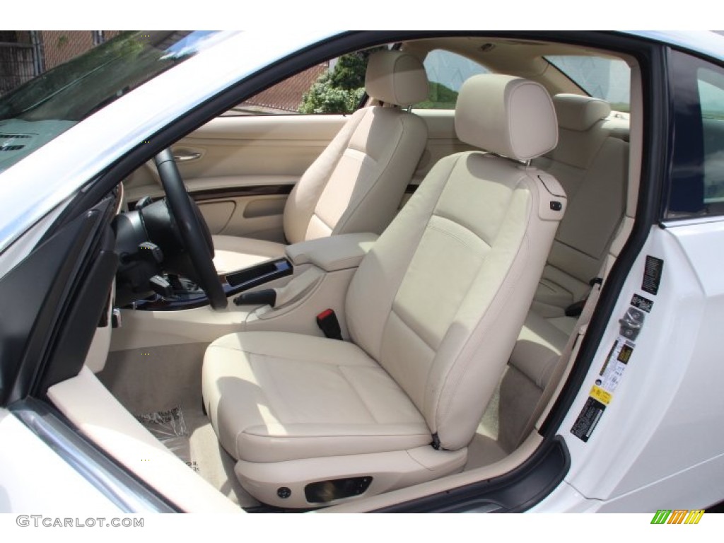 2011 3 Series 328i xDrive Coupe - Alpine White / Cream Beige photo #12