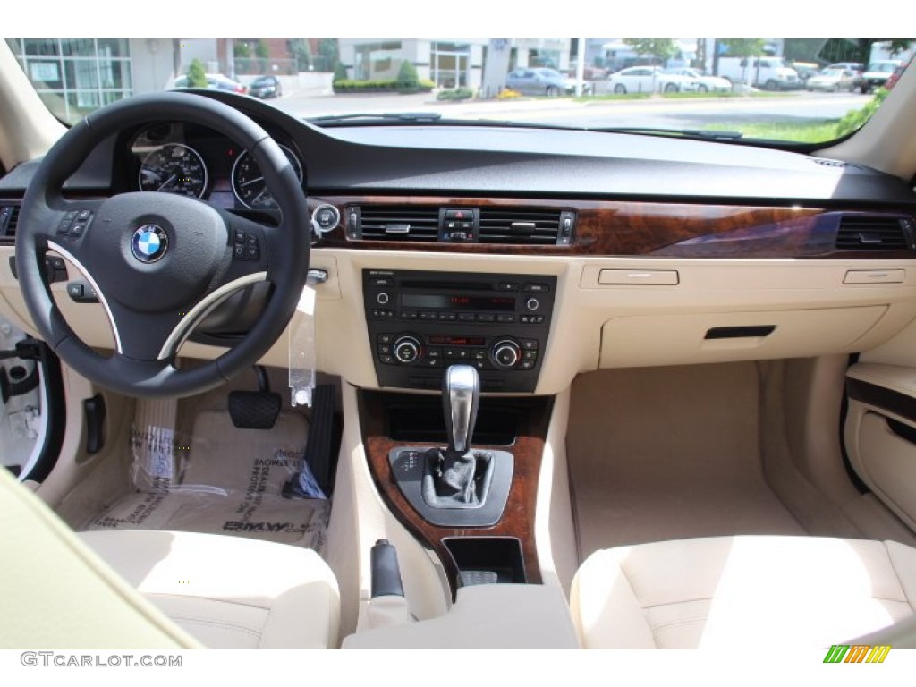 2011 3 Series 328i xDrive Coupe - Alpine White / Cream Beige photo #13