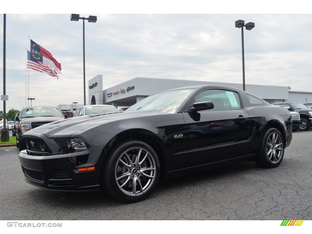 2014 Mustang GT Premium Coupe - Black / Charcoal Black photo #3