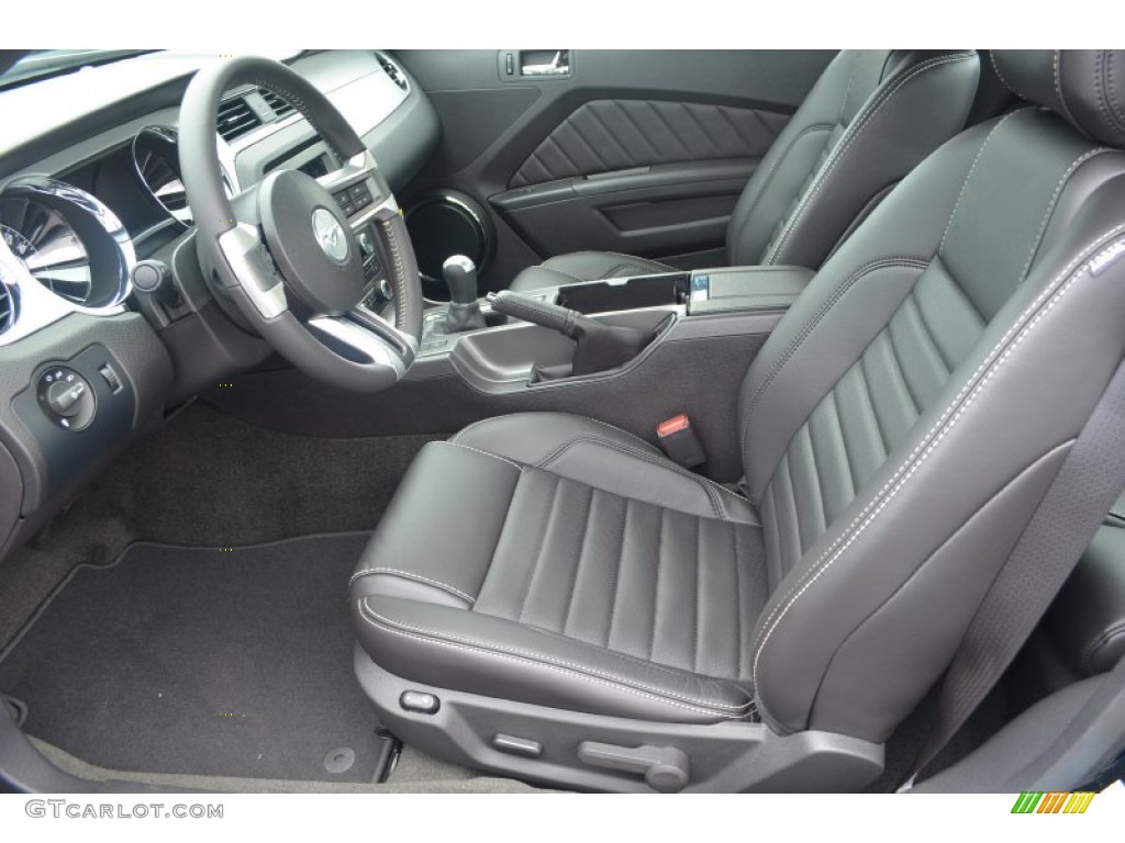 2014 Mustang GT Premium Coupe - Black / Charcoal Black photo #5