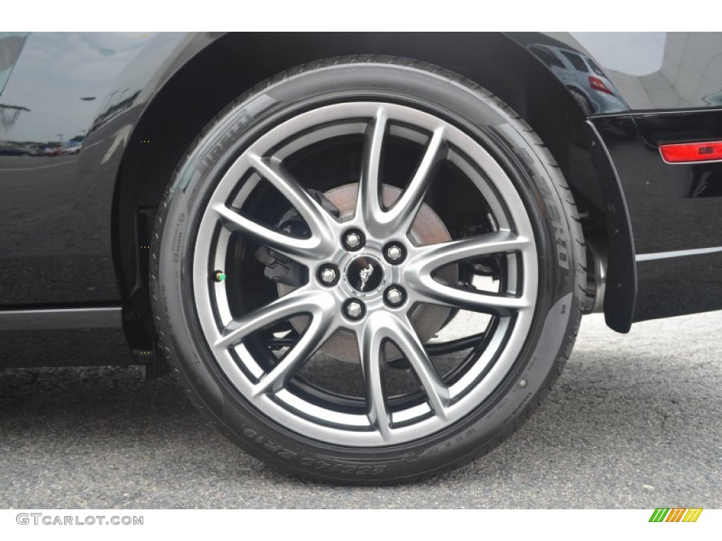2014 Mustang GT Premium Coupe - Black / Charcoal Black photo #9