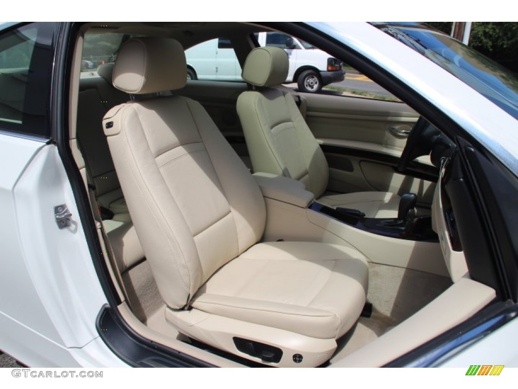 2011 3 Series 328i xDrive Coupe - Alpine White / Cream Beige photo #27