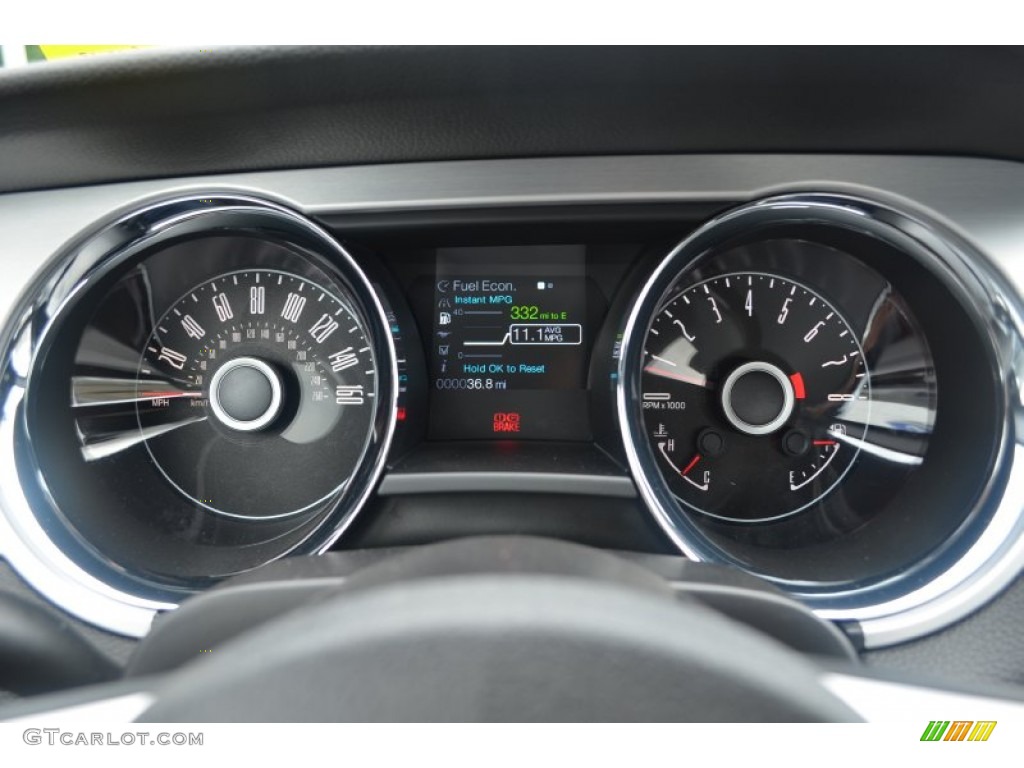 2014 Mustang GT Premium Coupe - Black / Charcoal Black photo #14