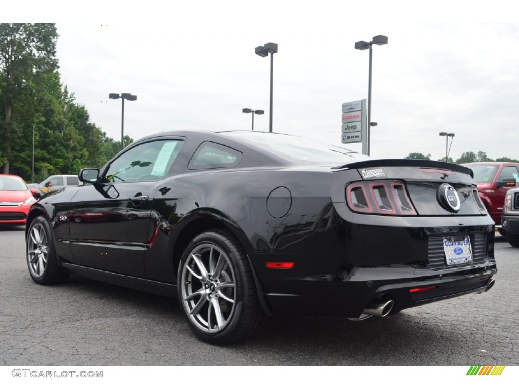 2014 Mustang GT Premium Coupe - Black / Charcoal Black photo #18