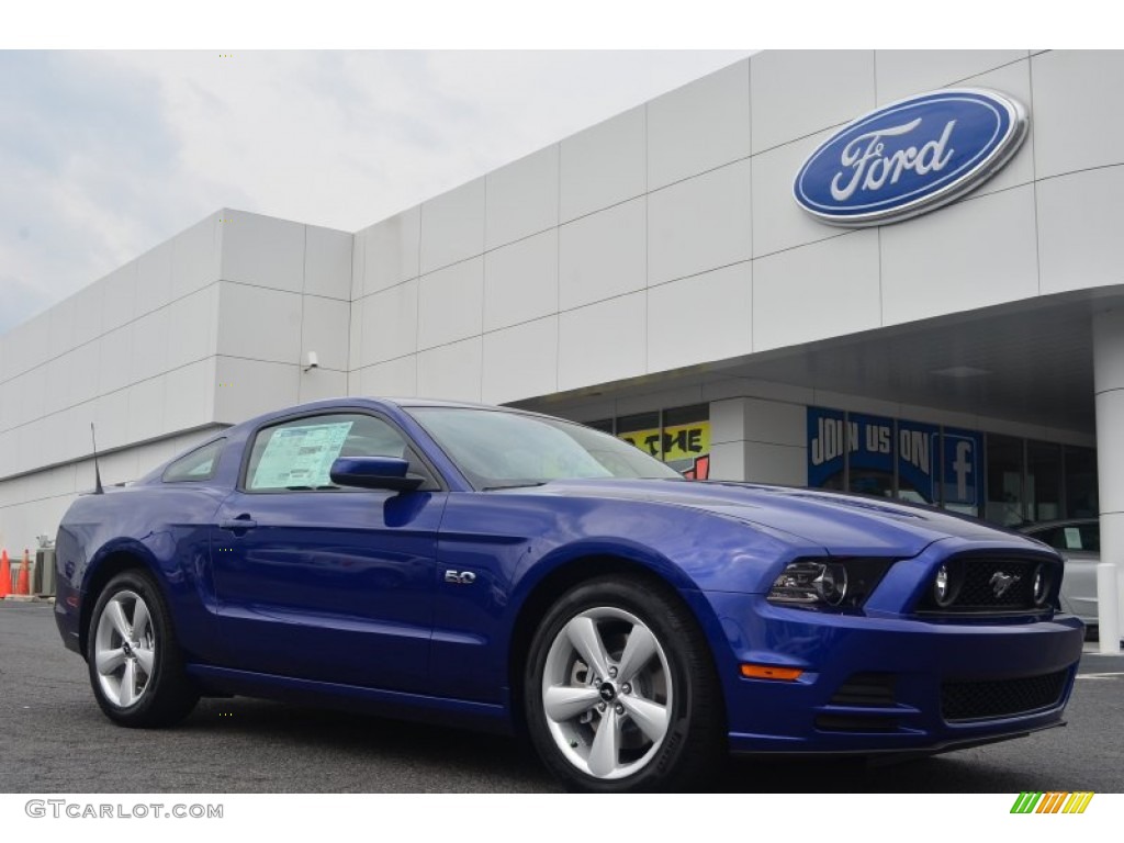 Deep Impact Blue 2014 Ford Mustang GT Coupe Exterior Photo #84591043