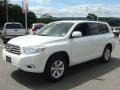 2010 Blizzard White Pearl Toyota Highlander SE 4WD  photo #3