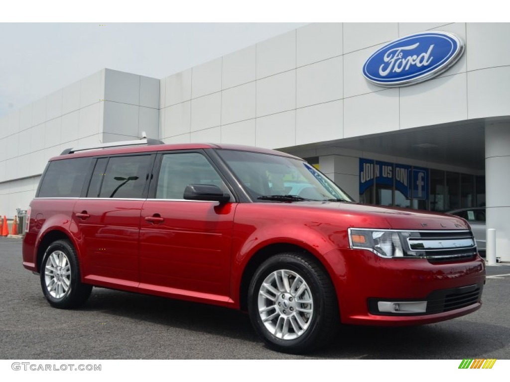 Ruby Red 2014 Ford Flex SEL Exterior Photo #84591445