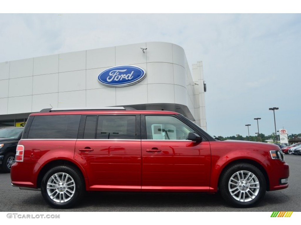 2014 Flex SEL - Ruby Red / Dune photo #2