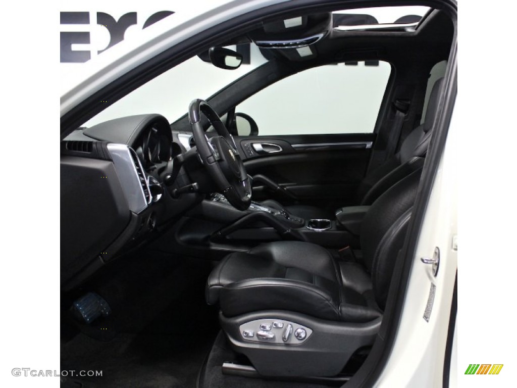 Black Interior 2011 Porsche Cayenne Turbo Photo #84592231
