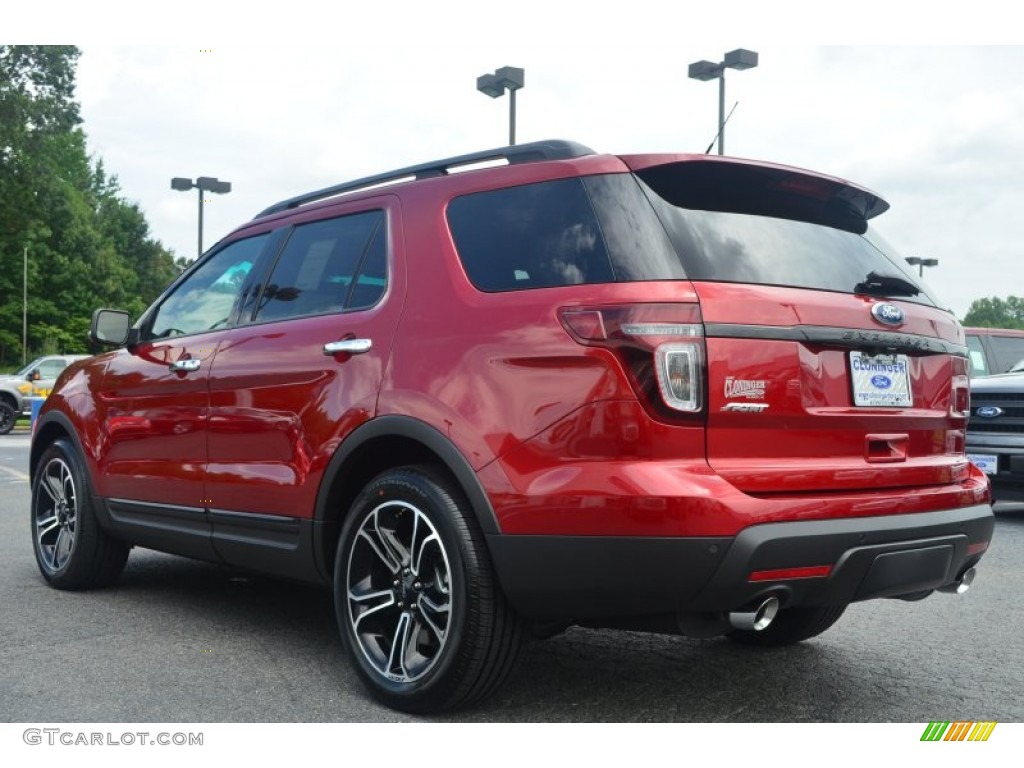 2014 Explorer Sport 4WD - Ruby Red / Sport Charcoal Black photo #28