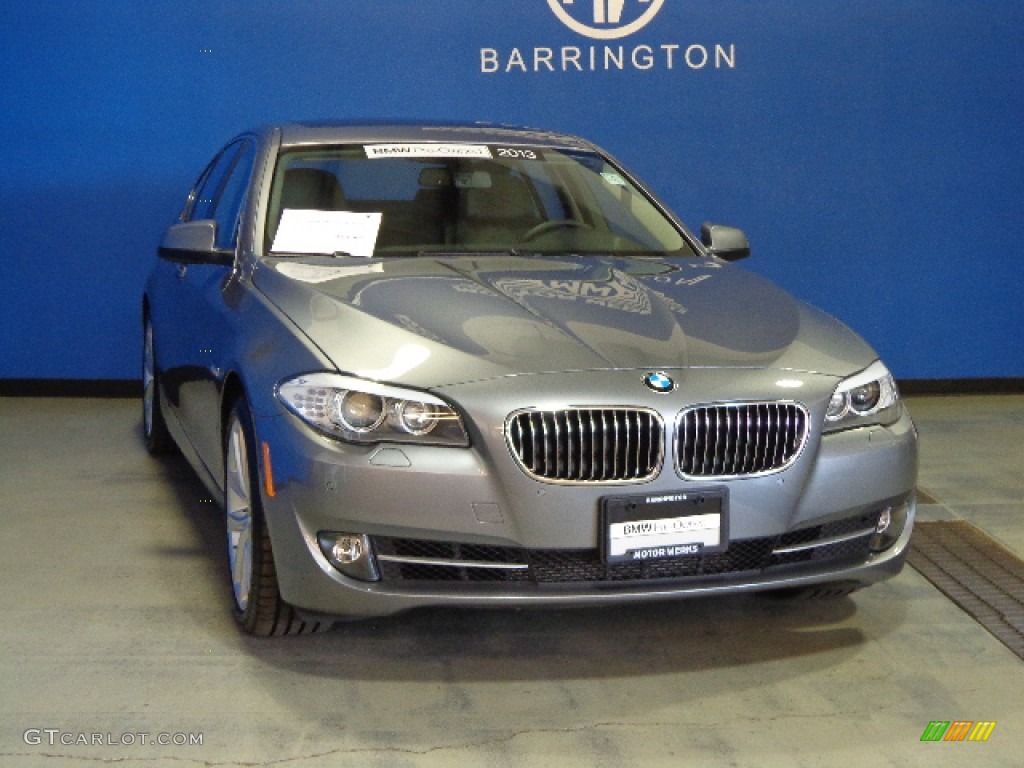 2013 5 Series 535i xDrive Sedan - Space Gray Metallic / Black photo #1