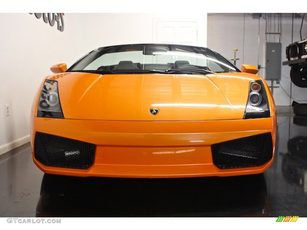 2008 Gallardo Spyder - Arancio Borealis (Orange) / Nero Perseus/Arancio Leonis photo #13