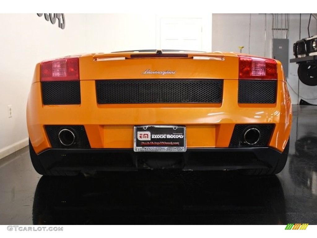 2008 Gallardo Spyder - Arancio Borealis (Orange) / Nero Perseus/Arancio Leonis photo #14