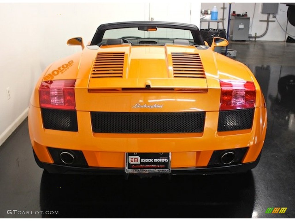 2008 Gallardo Spyder - Arancio Borealis (Orange) / Nero Perseus/Arancio Leonis photo #16