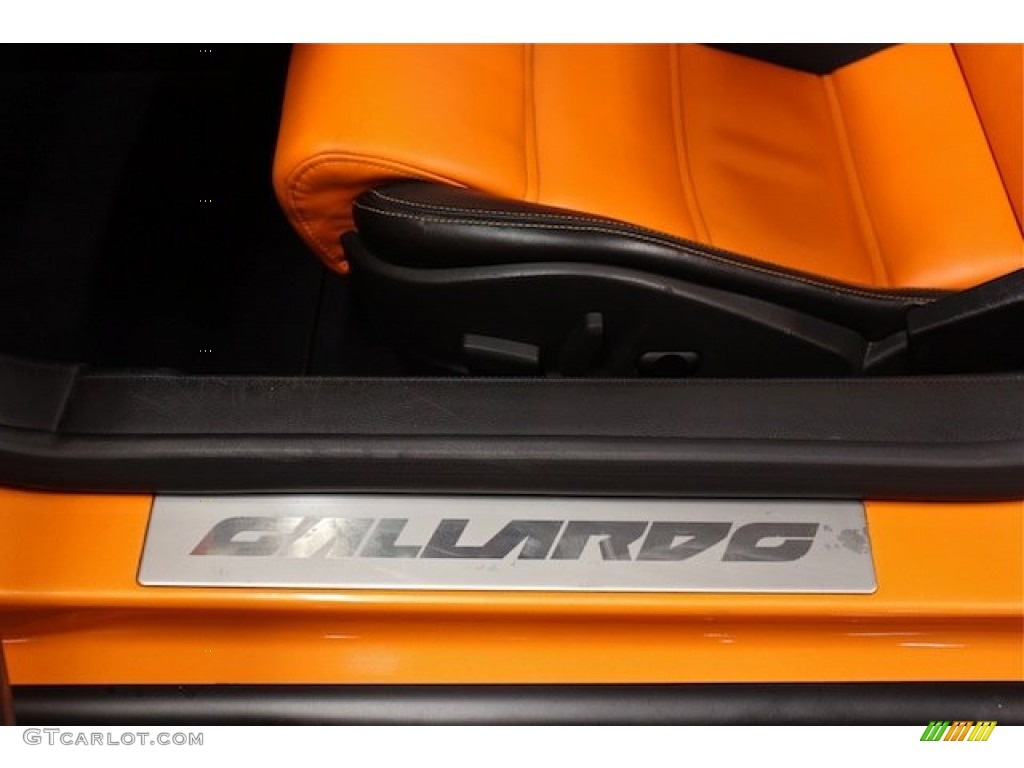 2008 Gallardo Spyder - Arancio Borealis (Orange) / Nero Perseus/Arancio Leonis photo #26
