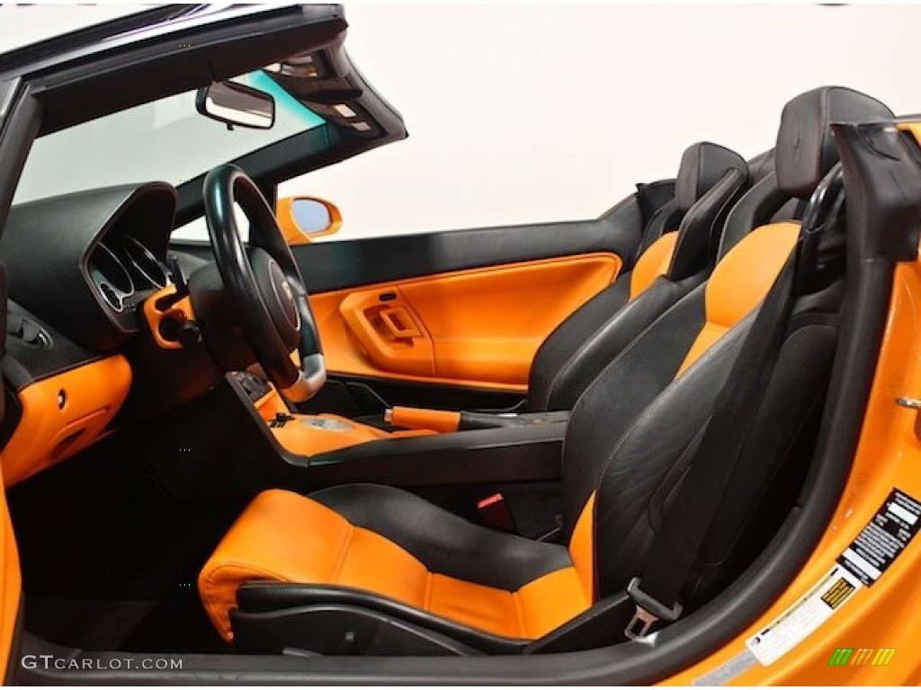 2008 Lamborghini Gallardo Spyder Front Seat Photo #84593697