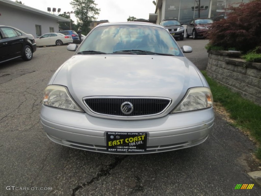 2000 Sable LS Premium Sedan - Silver Frost Metallic / Medium Parchment photo #2