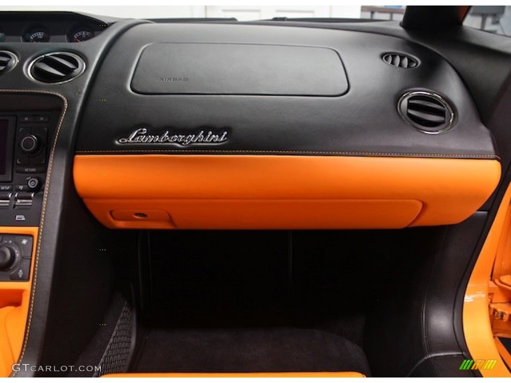 2008 Gallardo Spyder - Arancio Borealis (Orange) / Nero Perseus/Arancio Leonis photo #40