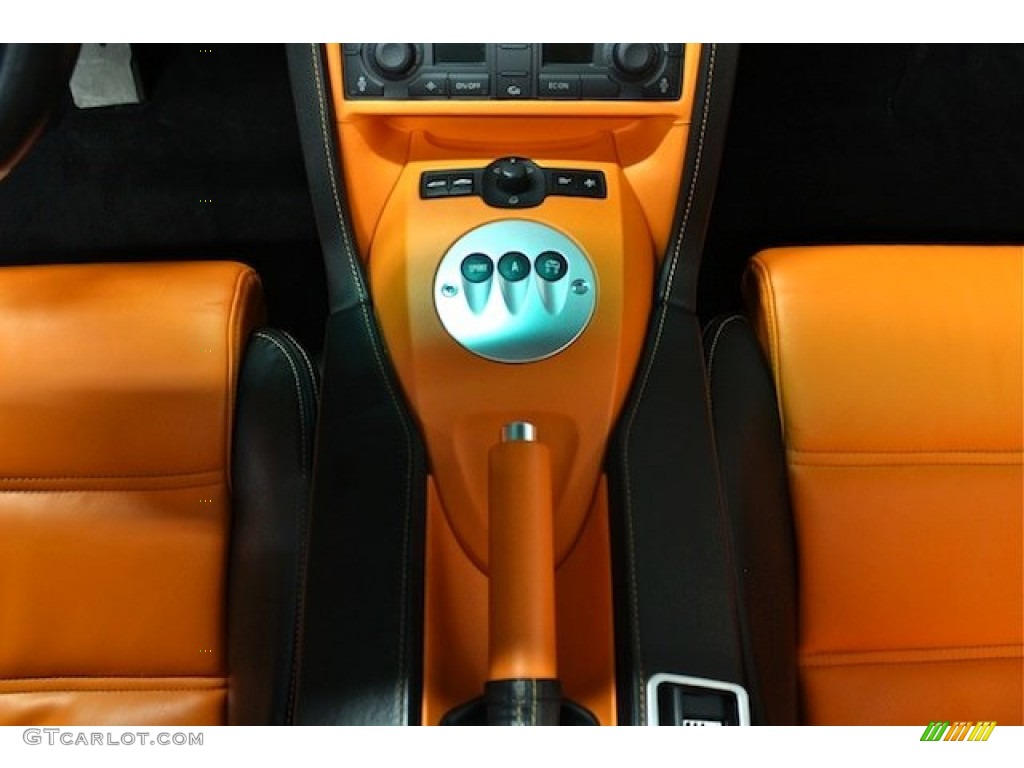 2008 Gallardo Spyder - Arancio Borealis (Orange) / Nero Perseus/Arancio Leonis photo #43