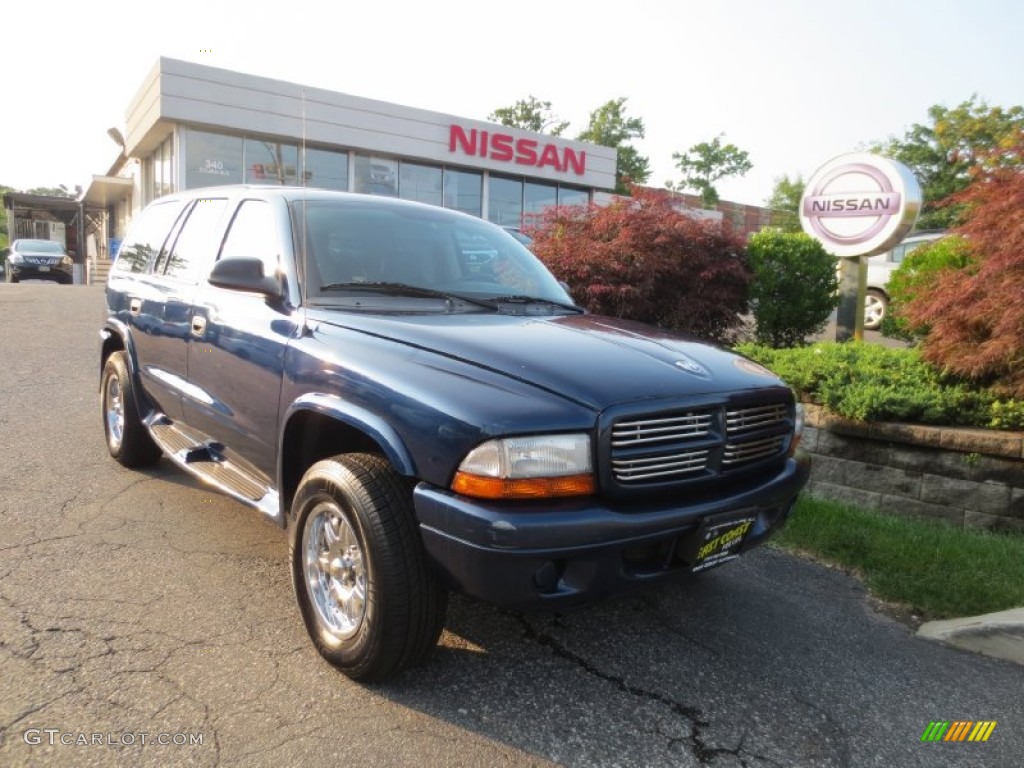 2003 Durango SXT 4x4 - Patriot Blue Pearlcoat / Dark Slate Gray photo #1