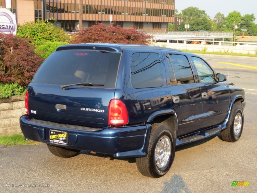 2003 Durango SXT 4x4 - Patriot Blue Pearlcoat / Dark Slate Gray photo #4