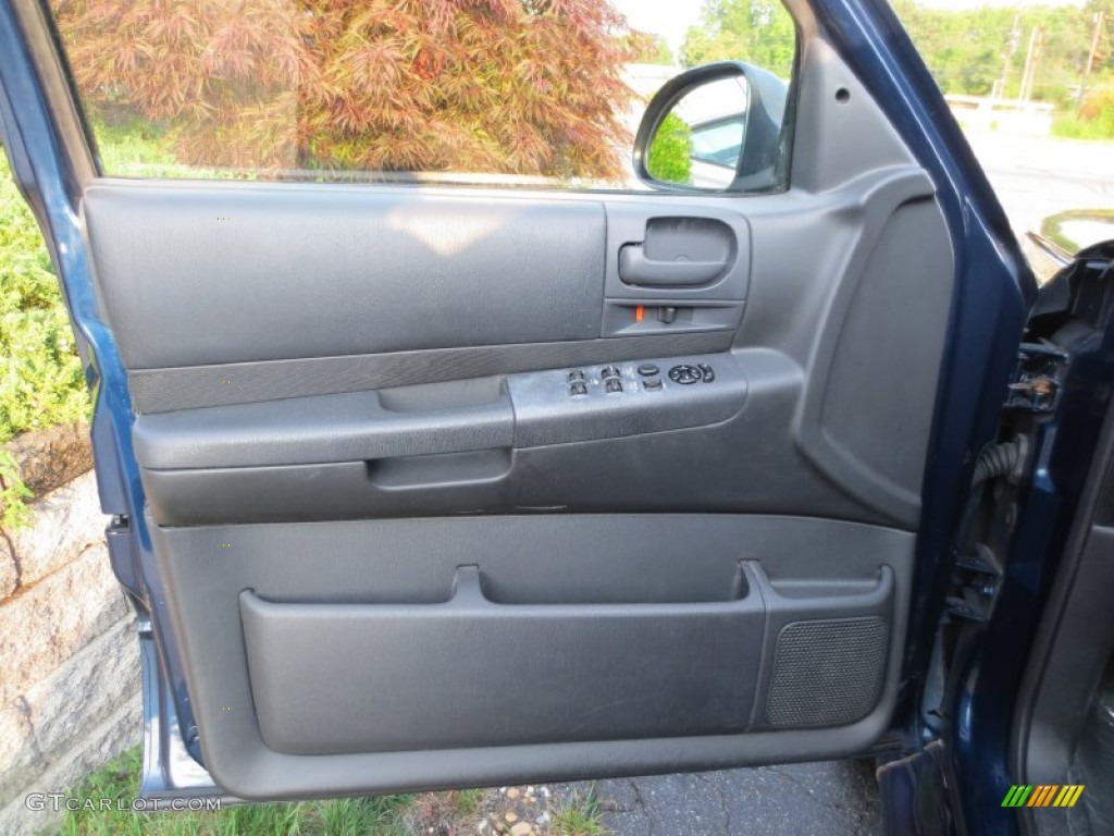 2003 Durango SXT 4x4 - Patriot Blue Pearlcoat / Dark Slate Gray photo #14