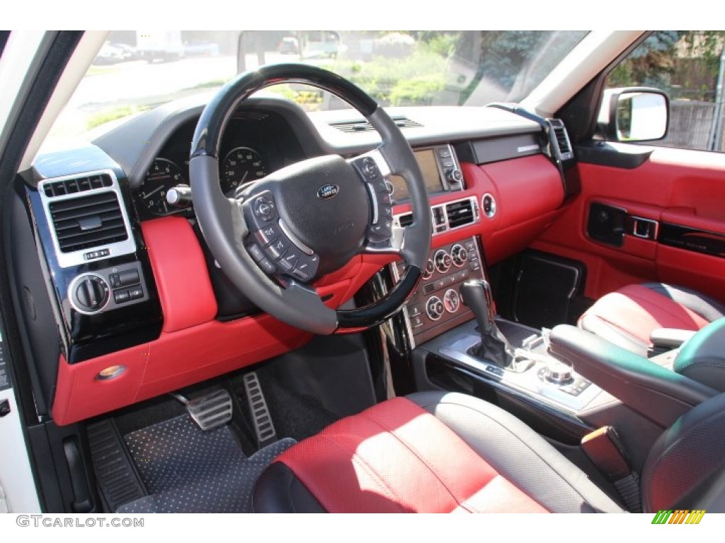 Duo-Tone Jet/Pimento Interior 2012 Land Rover Range Rover Autobiography Photo #84594898