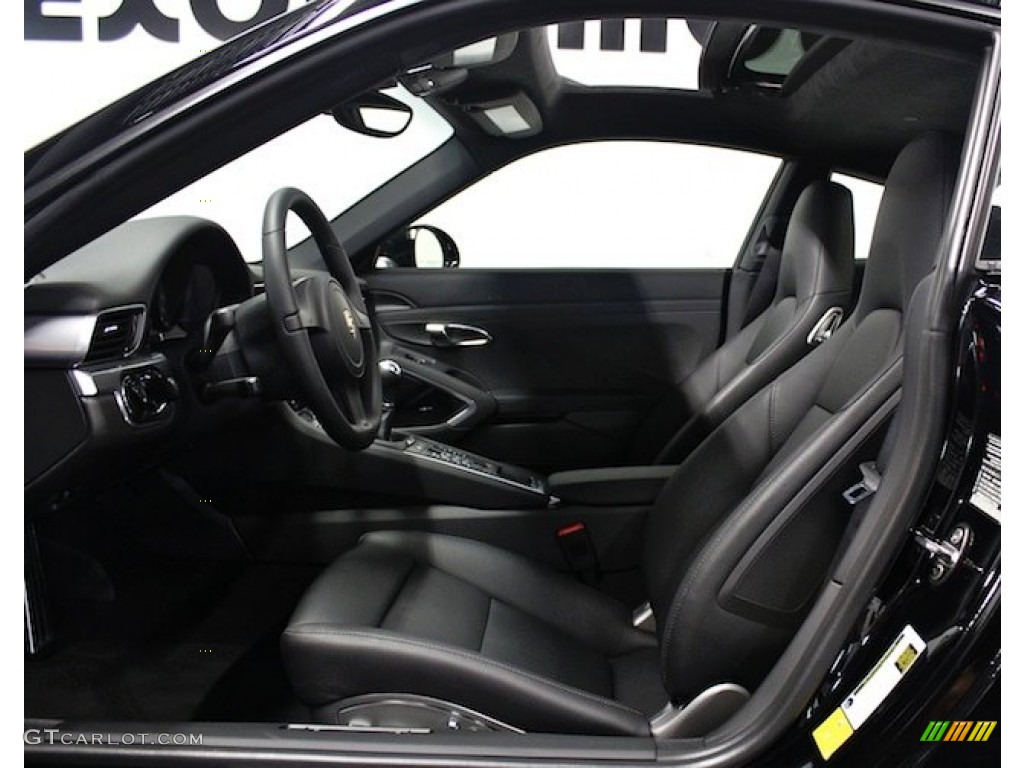 Black Interior 2013 Porsche 911 Carrera S Coupe Photo #84596221