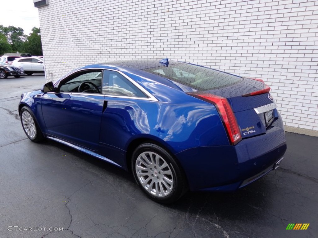 2012 CTS 4 AWD Coupe - Opulent Blue Metallic / Cashmere/Cocoa photo #6
