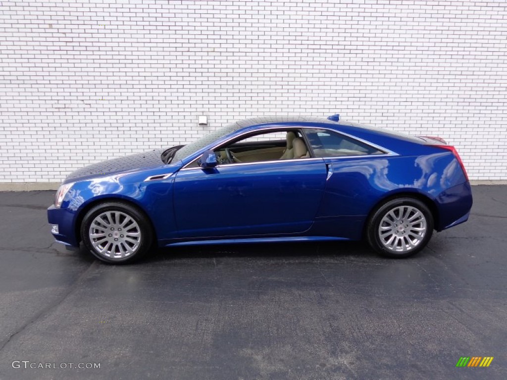 Opulent Blue Metallic 2012 Cadillac CTS 4 AWD Coupe Exterior Photo #84596487