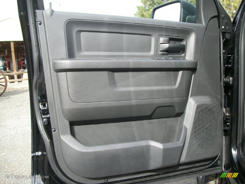 2012 Ram 1500 ST Quad Cab - Black / Dark Slate Gray/Medium Graystone photo #17